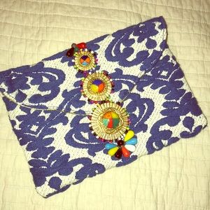 Steven Steve Madden Beaded Clutch